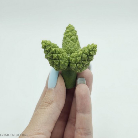 Тройник шишки силиконовая форма 3D Тройник шишки силиконовая форма 3D